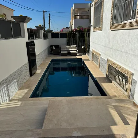 Villa Parfum D'Agadir - Piscine Privee - Spacieuse Et Concfortable - Parking - Vue Mer - Ambiance Familliale Extérieur photo